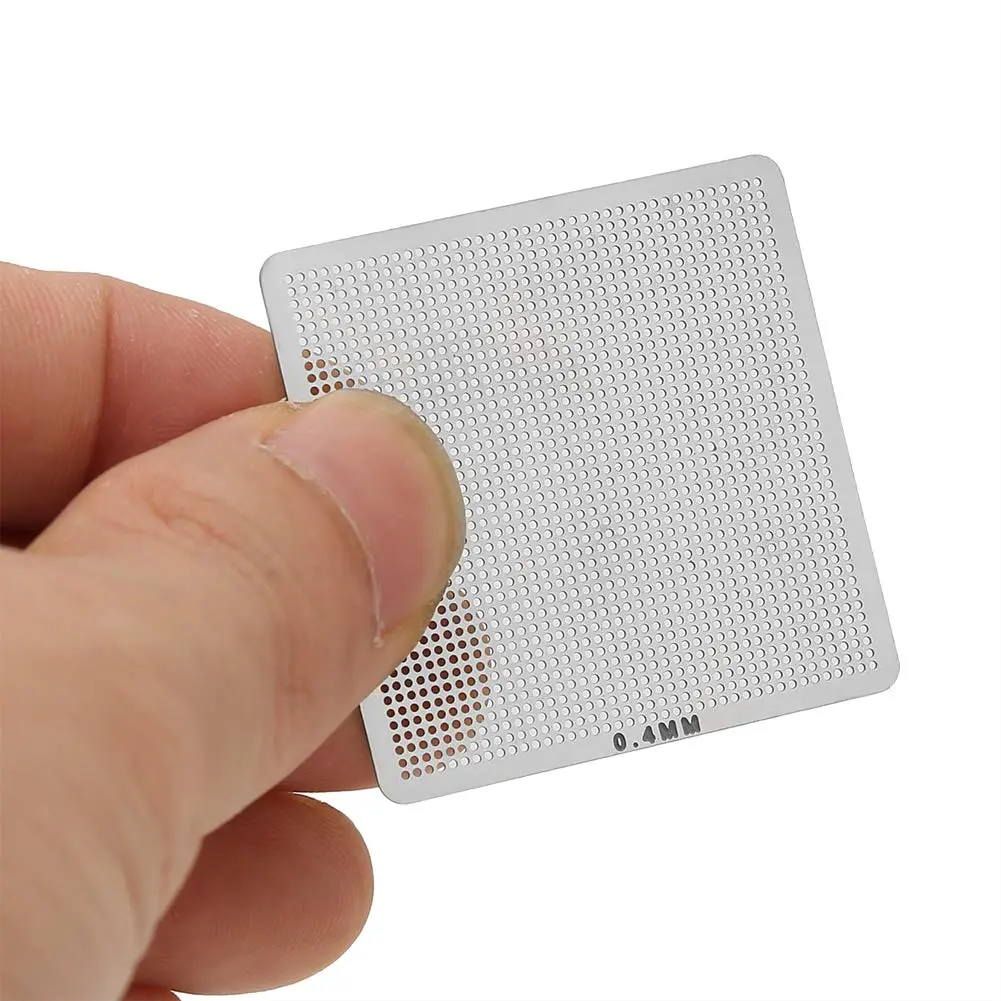 Ovenot BGA Reballing Stencils Kit 130pcs Universal Steel Template Mesh 0.35mm-0.76mm | Directly Heat Set - view 9