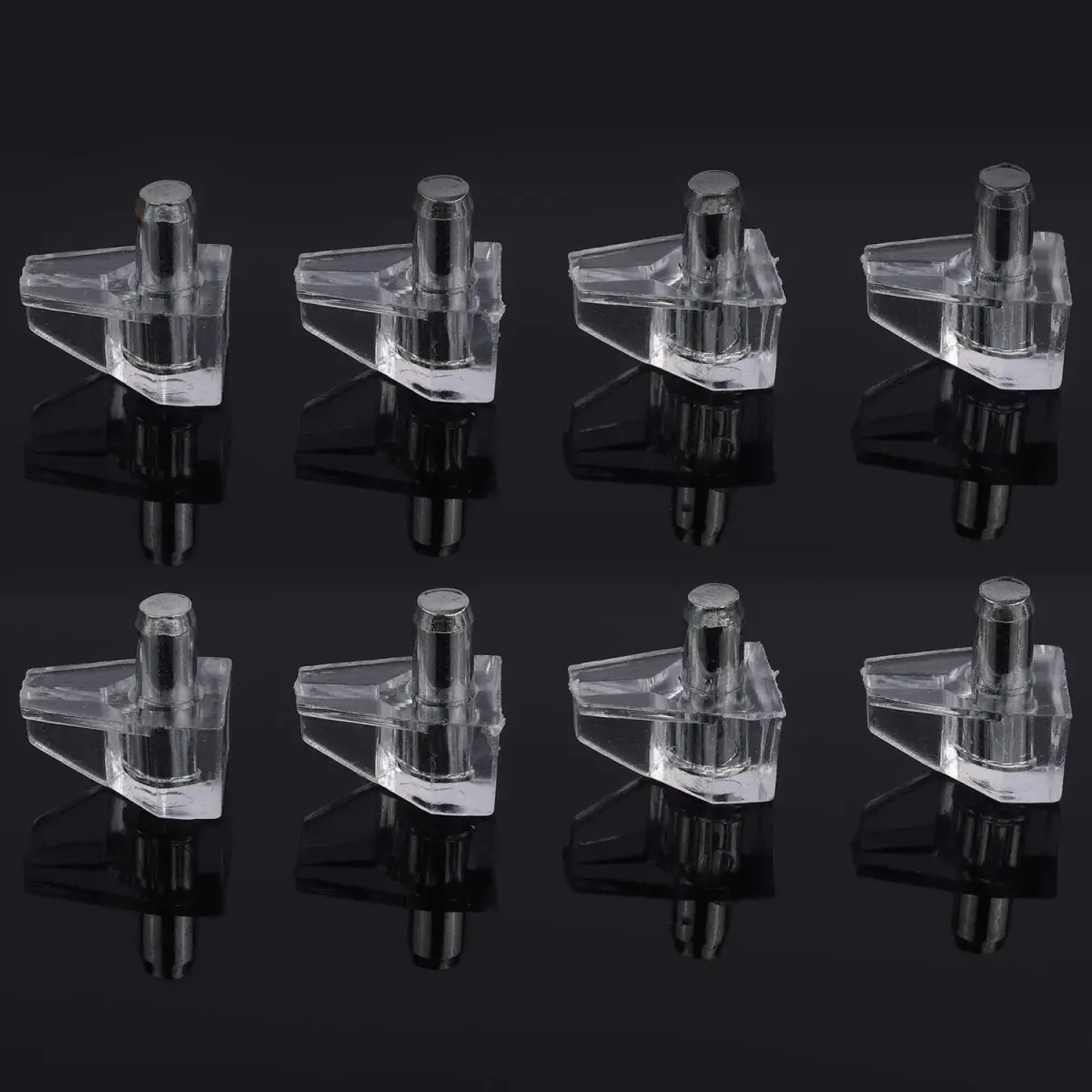Tbestmax 5 mm Clear Shelf Support Pegs 95 pcs | Lock Shelves Securely - view 2