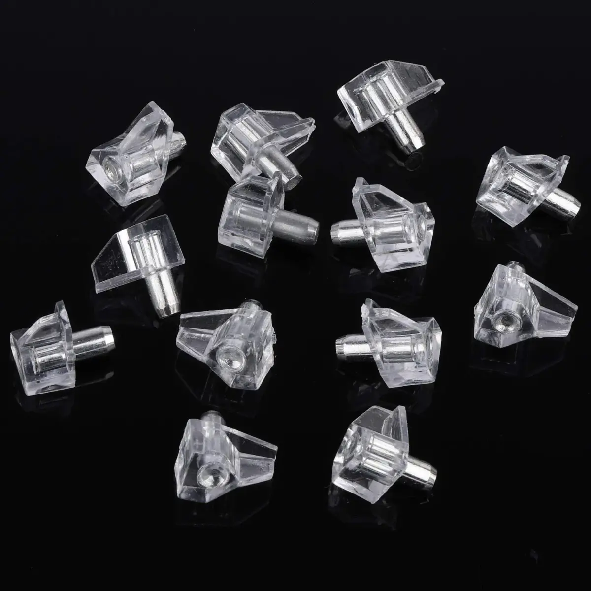Tbestmax 5 mm Clear Shelf Support Pegs 95 pcs | Lock Shelves Securely - view 3