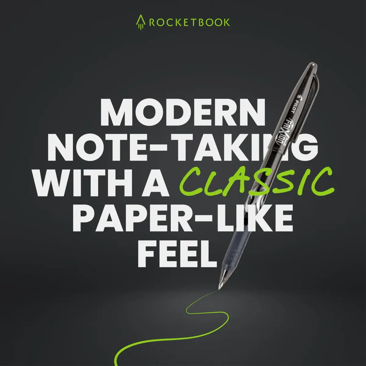 Rocketbook Fusion Hybrid Reusable Planner Notebook, Executive 6x8.8, Black | Plan, Digitize, Erase, Re-Plan - view 8