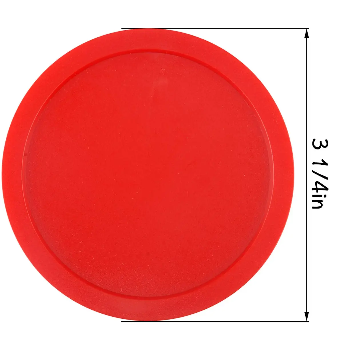 ONE250 Red Air Hockey Pucks 8.25cm (3 1/4 inch) | 6 Pcs Pack for Standard Tables - view 3