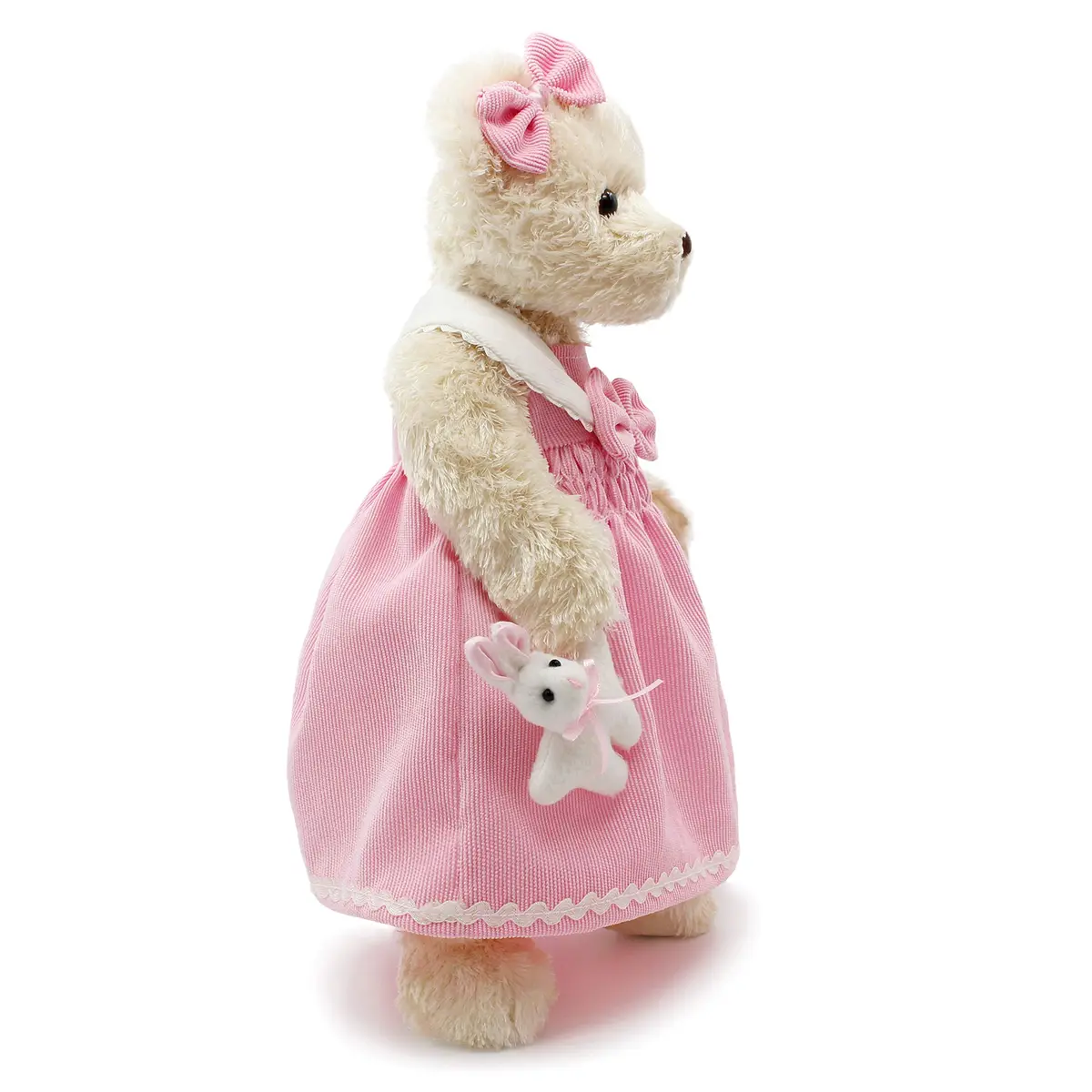 oits cute Teddy Bears Baby 16" Pink Corduroy | Soft Plush Stuffed Animal Toy for Girls & Women - view 2