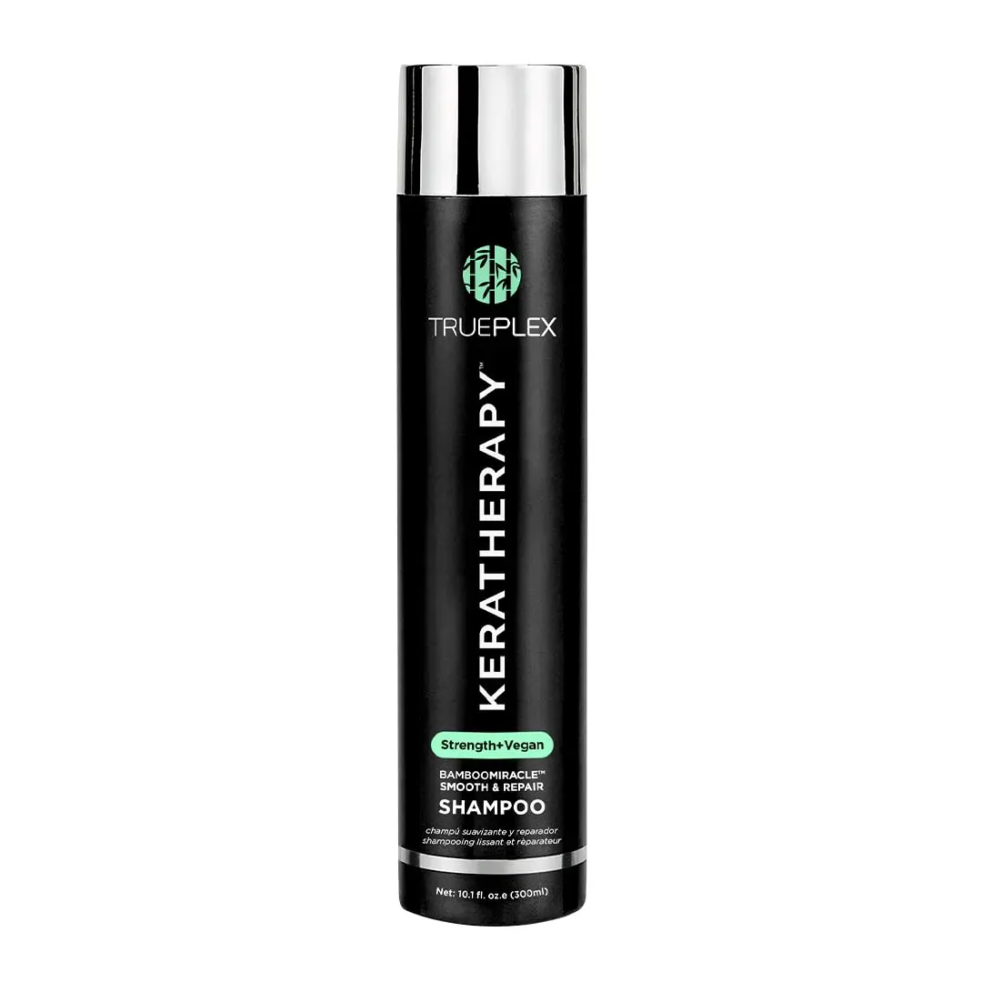 Trueplex KERATHERAPY Bamboo Miracle Smooth & Repair Shampoo 300 ml | Hydrating & Smoothing for Damaged & Frizzy Hair - main product image