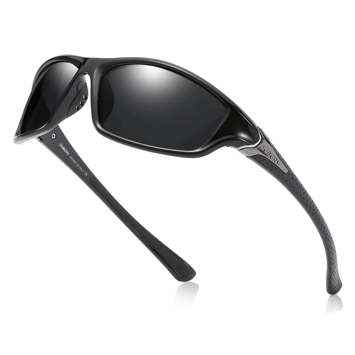 DUBERY Mens Sports Polarized Sunglasses 100% UV Protection | Lightweight & Stylish for Outdoor Activities - main product image