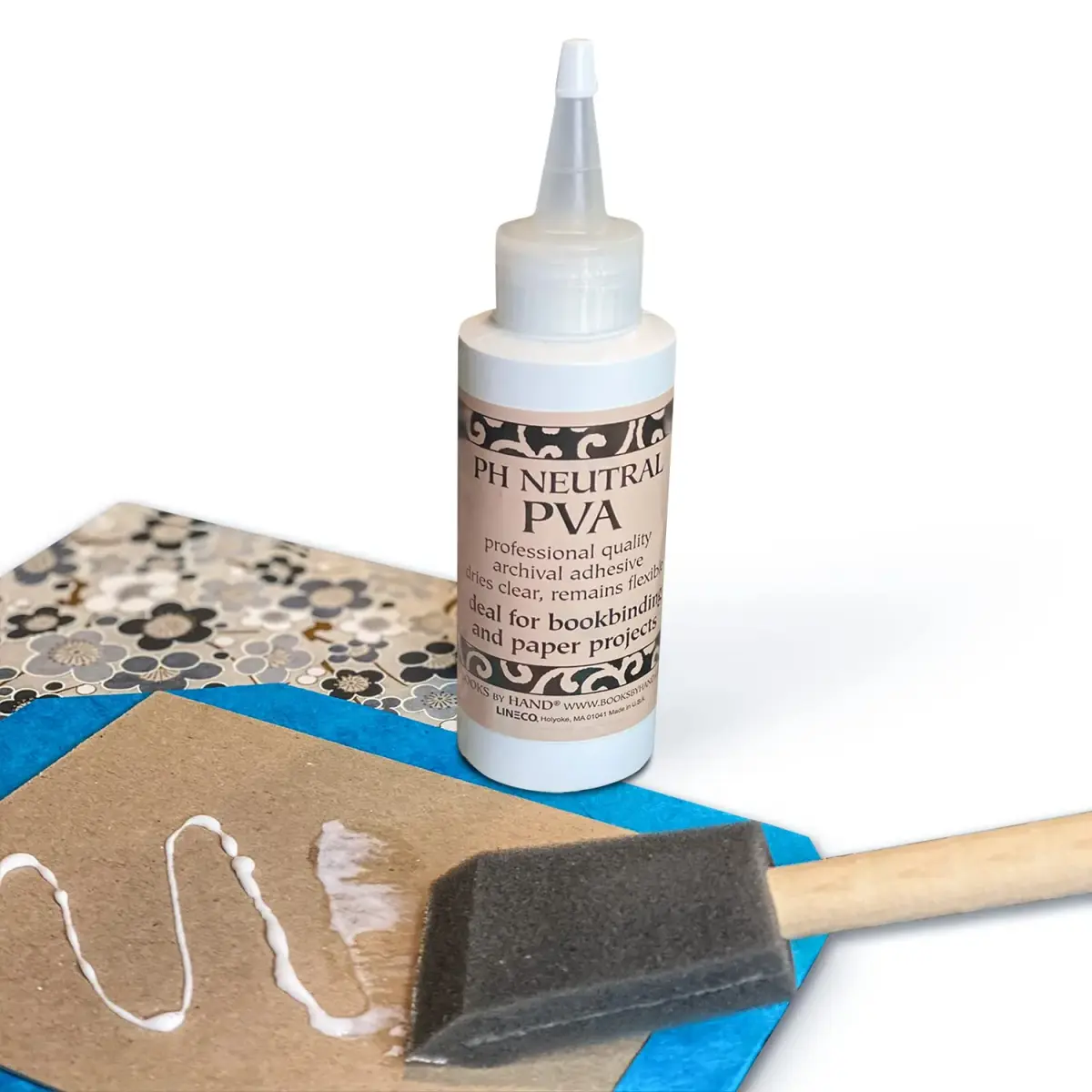 Books By Hand PH Neutral PVA Adhesive 118ml (4 Ounce) | Archival Quality for Bookbinding & Paper Projects - view 5