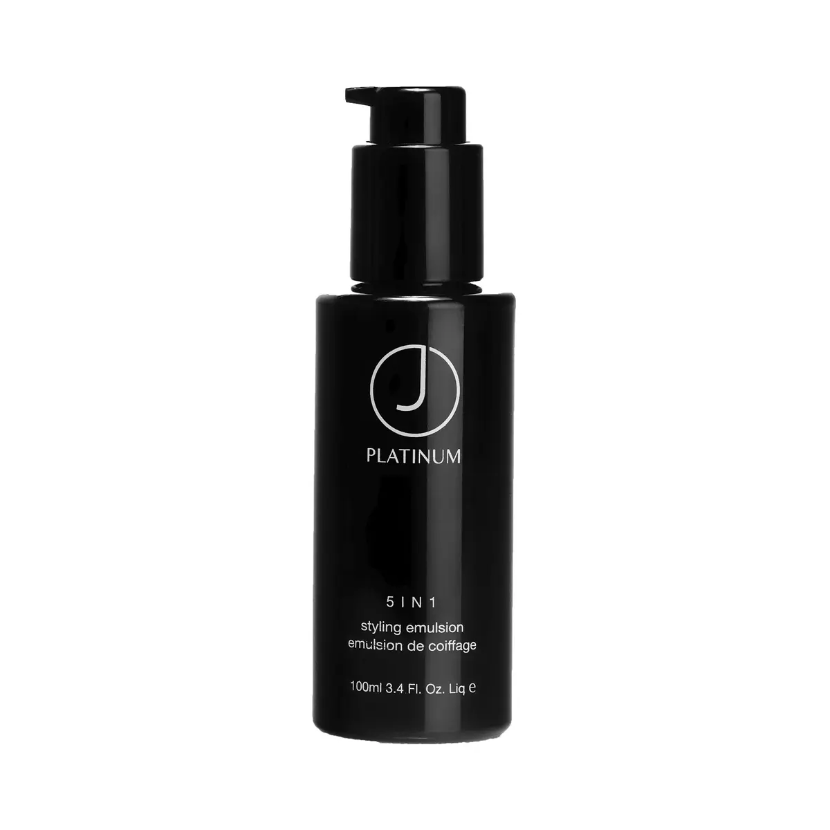 J Beverly Hills Platinum 5 In 1 Leave-in Styling Emulsion Cream, 100ml (3.4 Fl Oz) | Hair Strength & Manageability - main product image