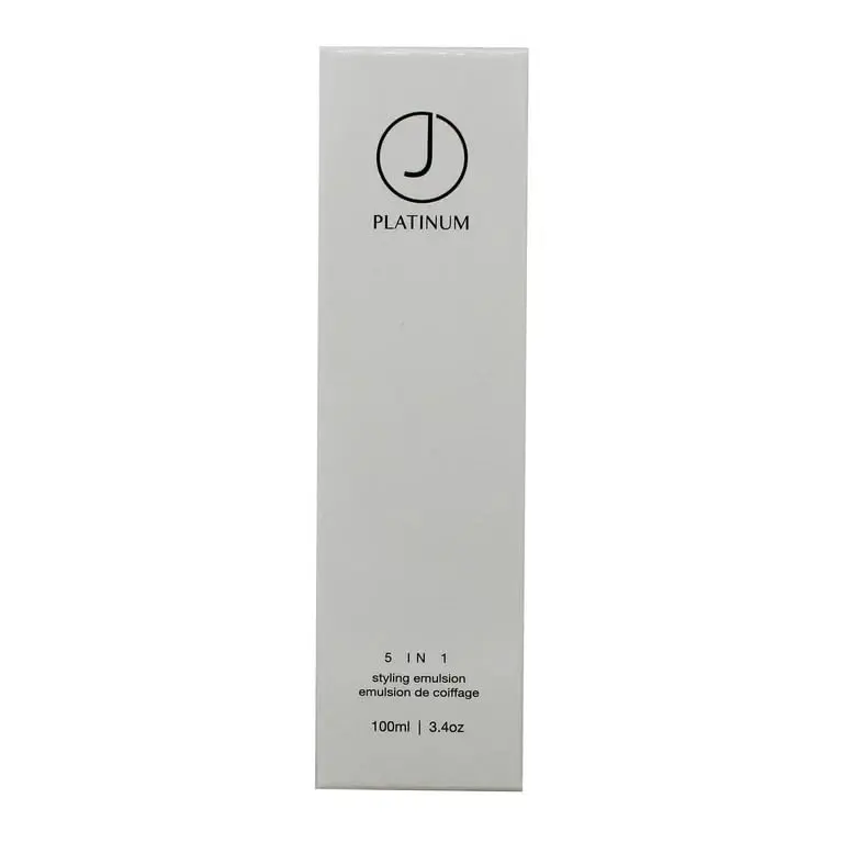 J Beverly Hills Platinum 5 In 1 Leave-in Styling Emulsion Cream, 100ml (3.4 Fl Oz) | Hair Strength & Manageability - view 3