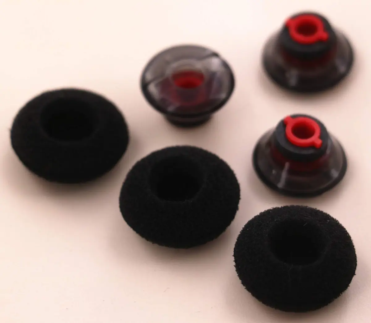 IiEXCEL Gray 3 Pack Replacement Eartips for Plantronics Voyager 5200 & Legend Headsets | Medium Size Gel Silicone Ear Gels & Foam Covers - view 6