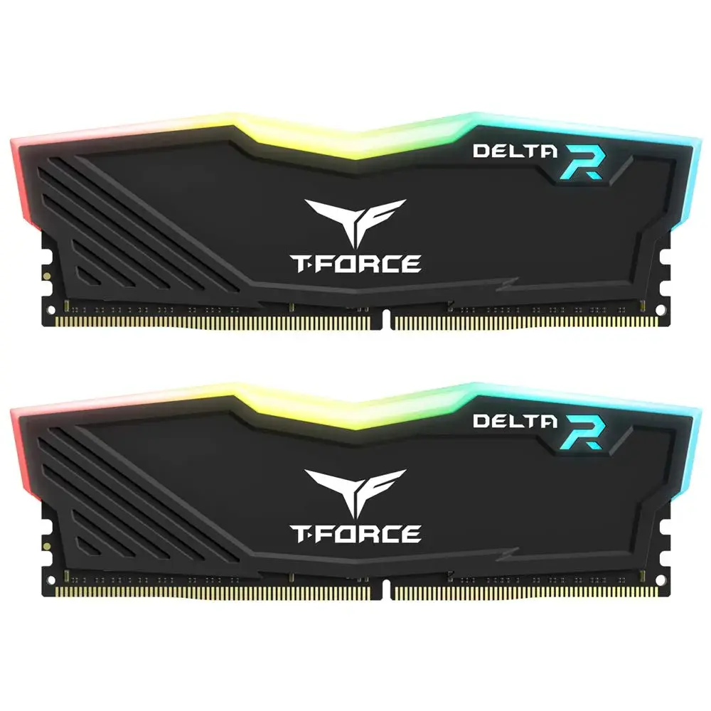 TEAMGROUP T-Force Delta RGB DDR4 16GB (2x8GB) 3200MHz CL16 Desktop Memory Module RAM Black | 16GB (2x8GB) 3200MHz - view 8