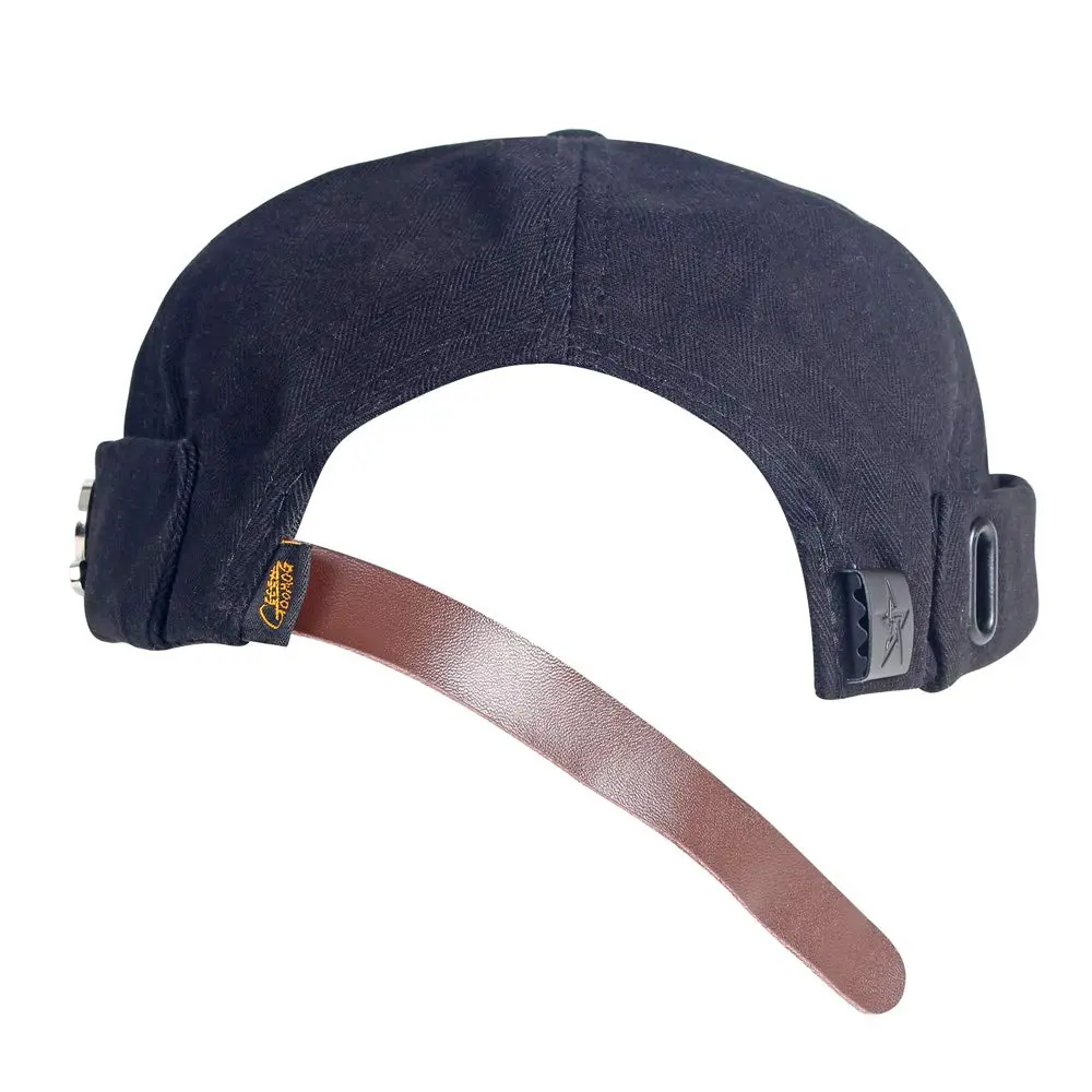 jerague 2 Piece Brimless Docker Cap Adjustable Leather Buckle | Casual Unisex Style (70-120 chars) - view 4