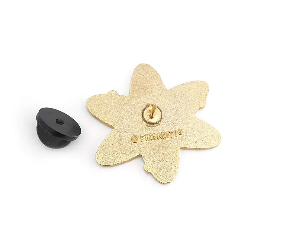 Pinsanity Atomic Symbol Black Enamel Lapel Pin | Science-Inspired 1.25 inch Unisex Accessory - view 3