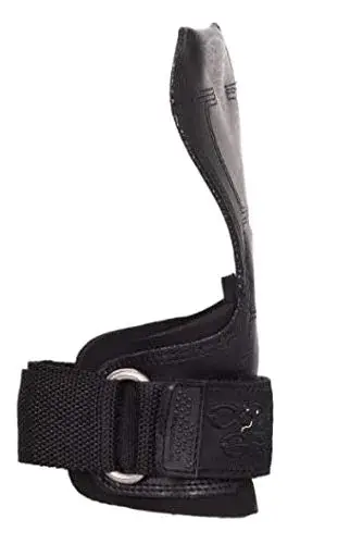 Cobra Grips FIT Jet Black Rubber Weight Lifting Gloves with Wrist Wraps - 4.25-7.0" Wrist - view 3