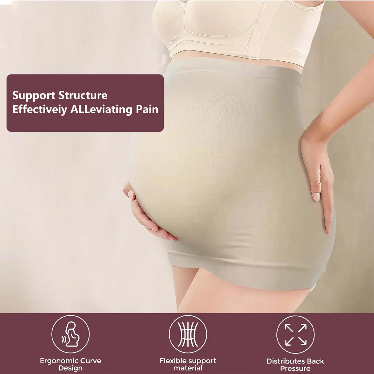 Diravo 3 Pack Maternity Belly Bands for Pregnancy Support & Extenders | Medium - view 6