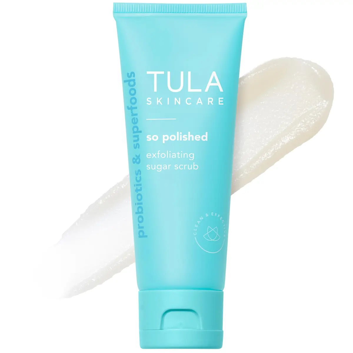 TULA So Polished Gentle Exfoliating Sugar Face Scrub, 2.9 oz | Gently Polishes & Brightens Skin - main product image