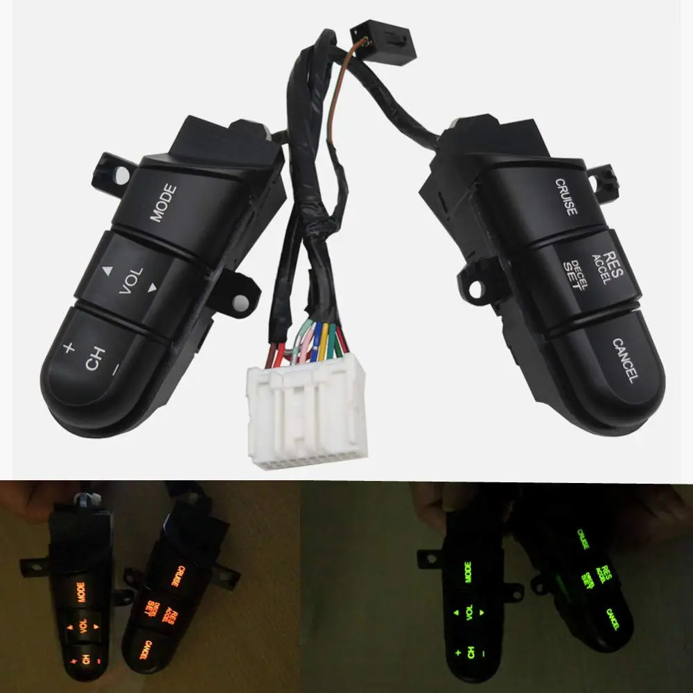 Malcayang Steering Wheel Cruise Audio Switch for Honda Civic 2006-2008 | OE-Quality Control Buttons - view 6