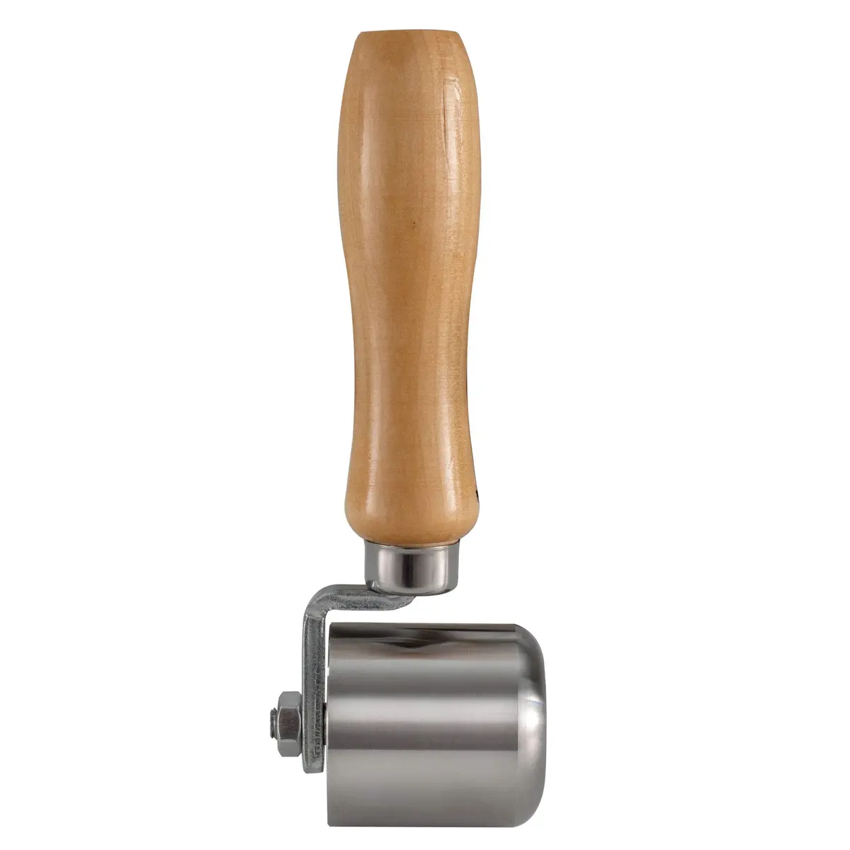 RecPro 2" Steel Roller with Wood Handle for Sealant Tape | RV Roof Repair | Sealant Steel Seam Roller 1-1/2" X 2" Radius Edge - view 6