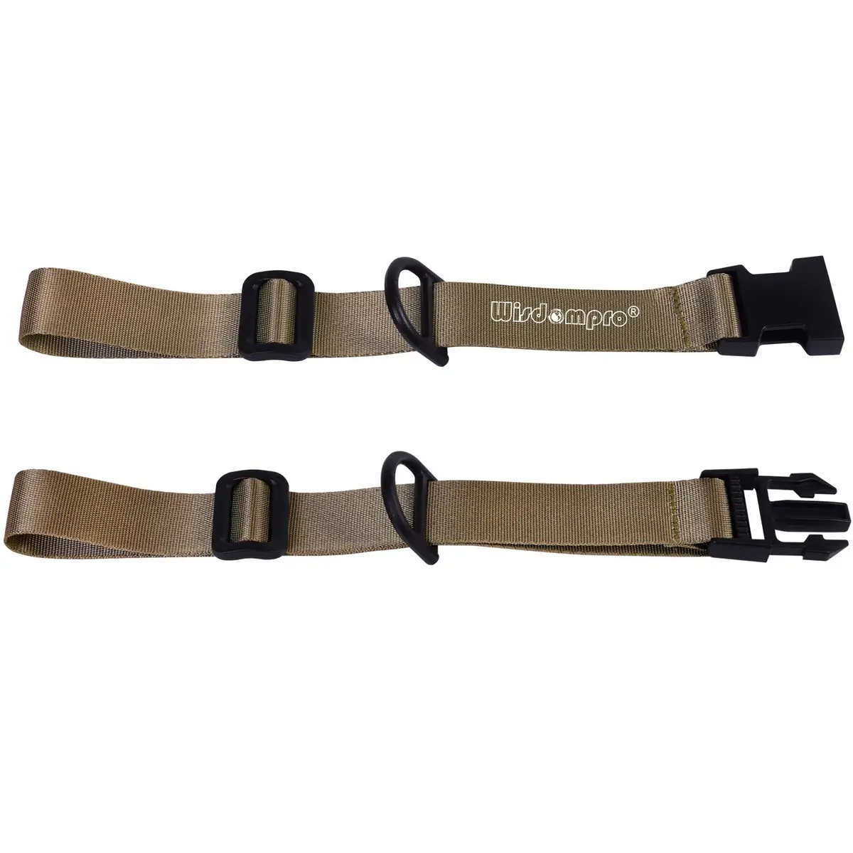 Wisdompro Backpack Chest Strap, Heavy Duty Webbing, Khaki | Adjustable Shoulder Strap for Outdoor Activities - main product image