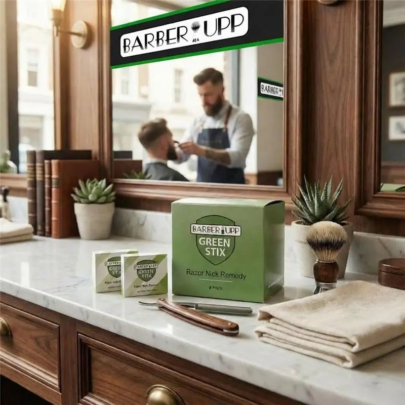 BARBERUPP Styptic Sticks for Razor Nicks 6 Pack | Stops Bleeding Fast, Sanitary & Fragrance-Free (120 Sticks) - view 7