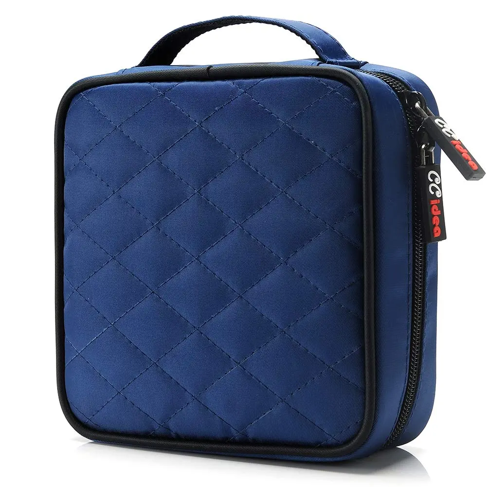 CCidea CD DVD Case Holder, Blue | Multiple Capacity Disc Organizer, Anti-Scratch & Portable (40/96/200 discs) - view 6