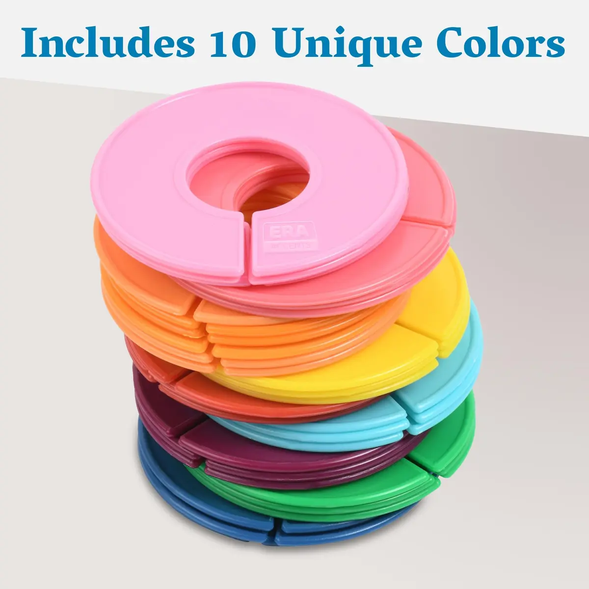 ERA Accents 30 Color Closet Dividers for Hanging Clothes | Organize Baby to Adult Wardrobes - view 5