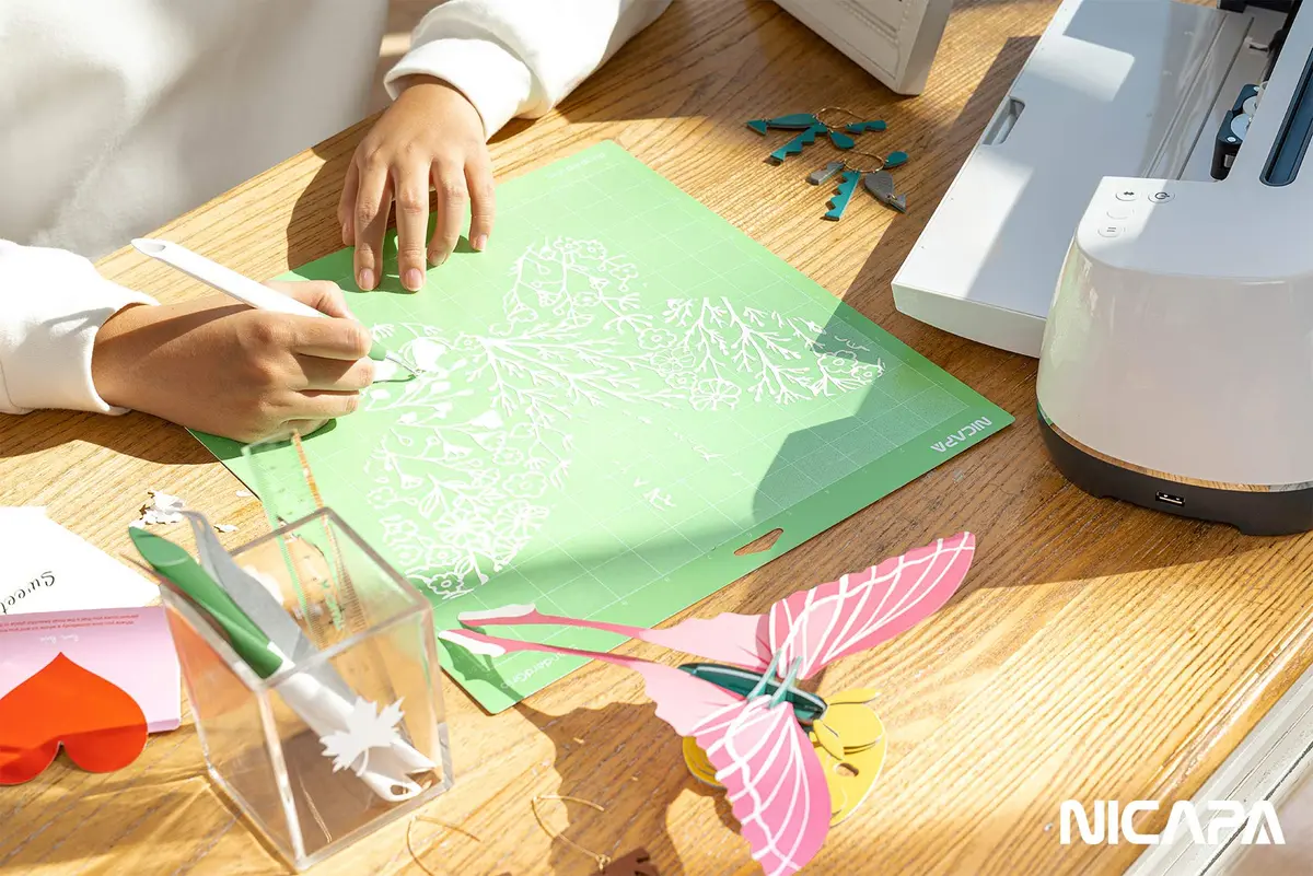 NICAPA Replacement Cutting Mat for Cricut Maker 3/Maker/Explore 3/Air 2/Air/One | 12x12 inch 3-pack | Standard, Light & Strong Grip - view 4