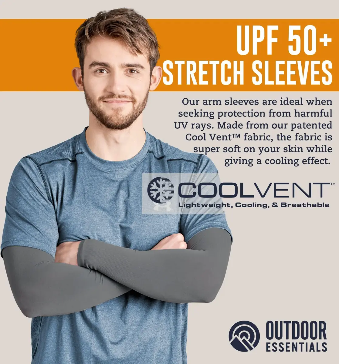 OutdoorEssentials UPF 50+ Cooling Arm Sleeves (3 Pairs, Multi) | Blocks 98% UV Rays - view 2