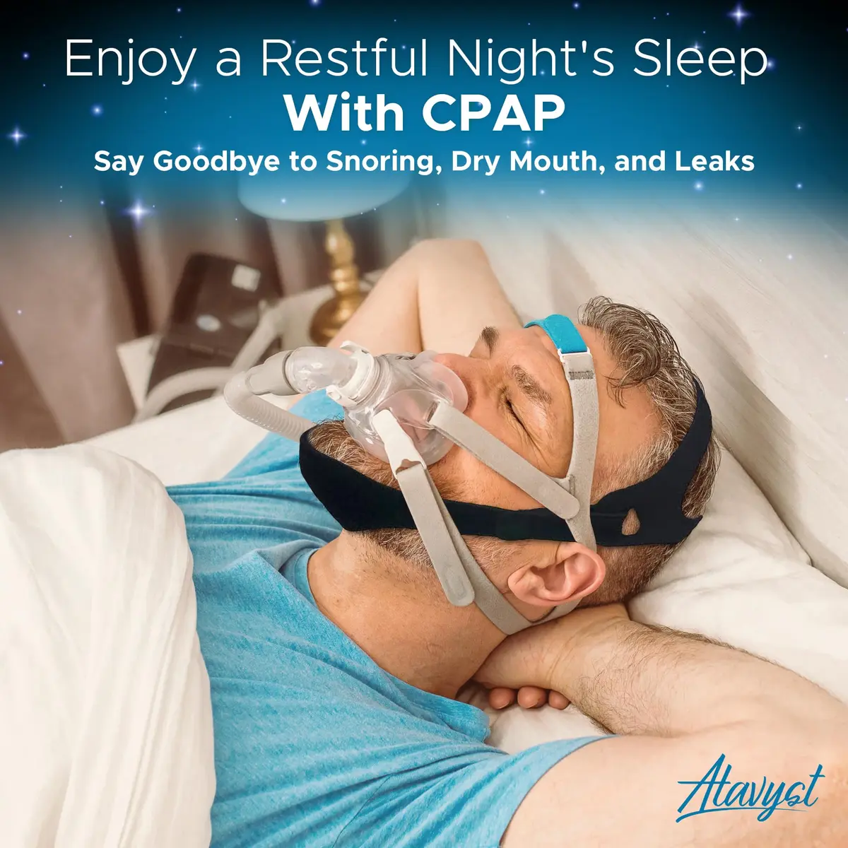 Atavyst Chin Strap for CPAP Users and Sleeping | Anti Snoring Devices for Comfortable Sleep - view 3