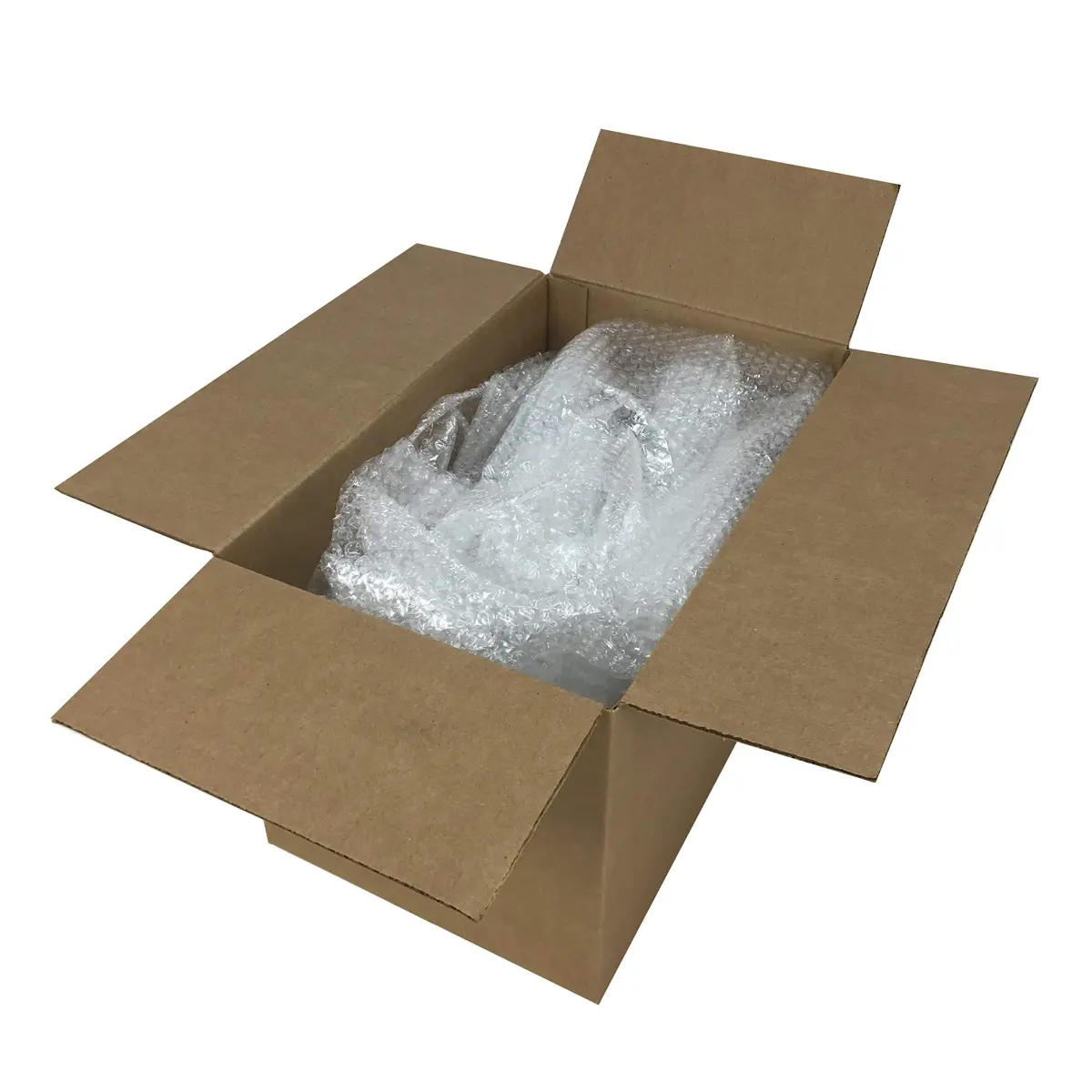 Amazon Basics Perforated Bubble Wrap Roll 30.48 cm x 53.34 m | Small 3/16" Bubbles, Clear - view 7