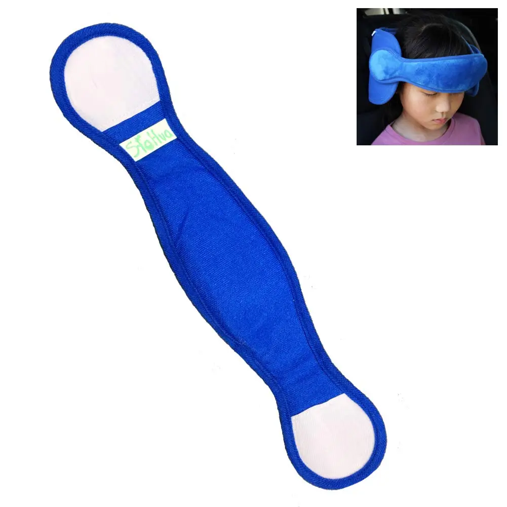 LETTON Adjustable Toddler Car Seat Head Support Band, Infants and Baby Head Support Blue 15.6 cm (5.9 in) | Safety Neck Relief for Travel - view 8