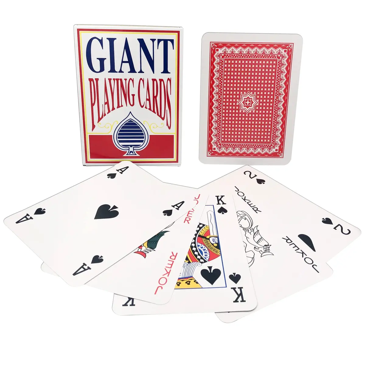 Yuanhe Jumbo Giant Playing Card Deck - 8x11 Inch Oversized Cards for Kids & Adults - view 6