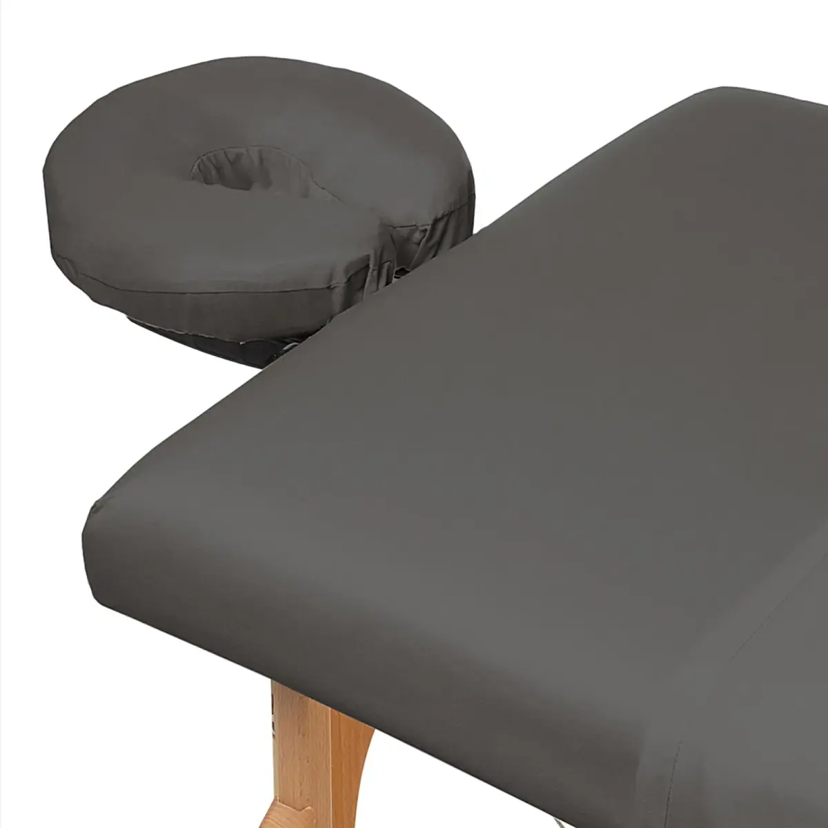 Saloniture Microfiber Massage Table Sheet Set 3-Piece Gray | Soft, Breathable, and Stain-Resistant for Professional Use - view 3