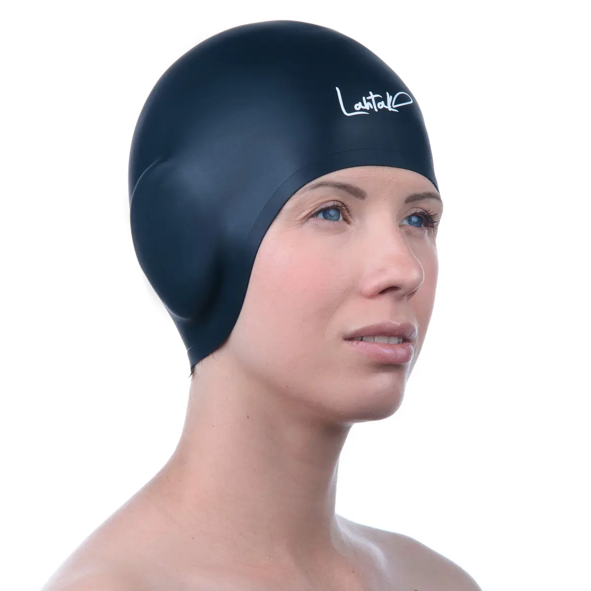 Lahtak 3D Swim Cap with Ear Protection | Silicone Swim Cap for Adults & Teens - view 9