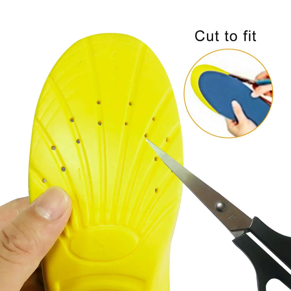 VoMii Unisex Shoe Insoles High Arch Support Foam | Plantar Fasciitis Relief, Shock Absorption, Breathable Comfort - view 6
