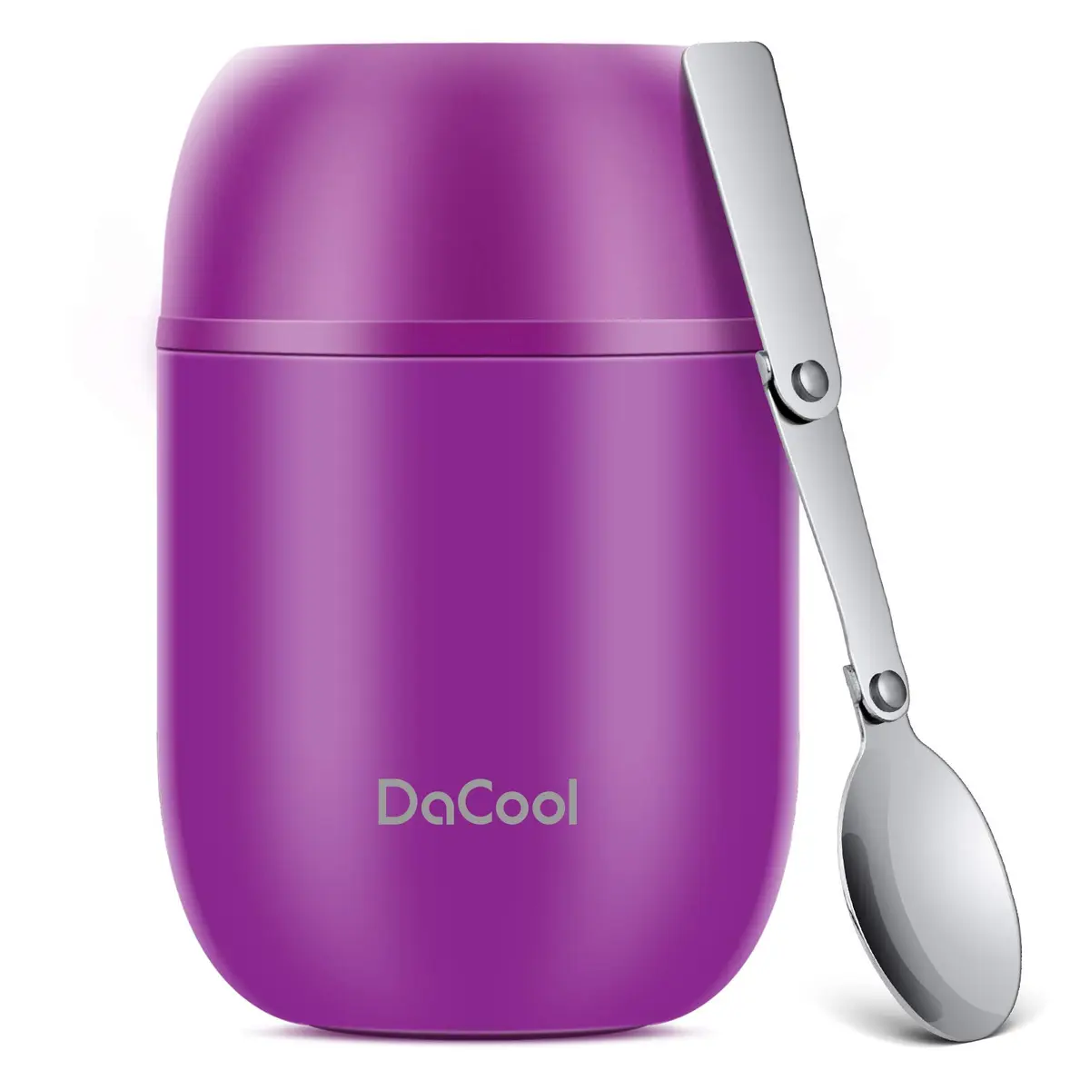 DaCool Insulated Food Jar 16 oz | Vacuum Stainless Steel Kids Thermo Leak Proof - main product image