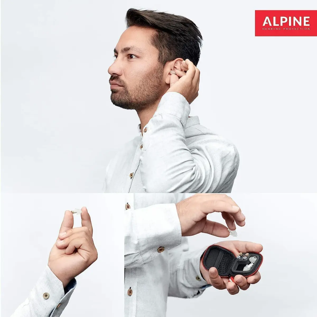 Alpine MusicSafe Pro High Fidelity Earplugs for Musicians 16/19/22 dB | Professional Hearing Protection - view 5