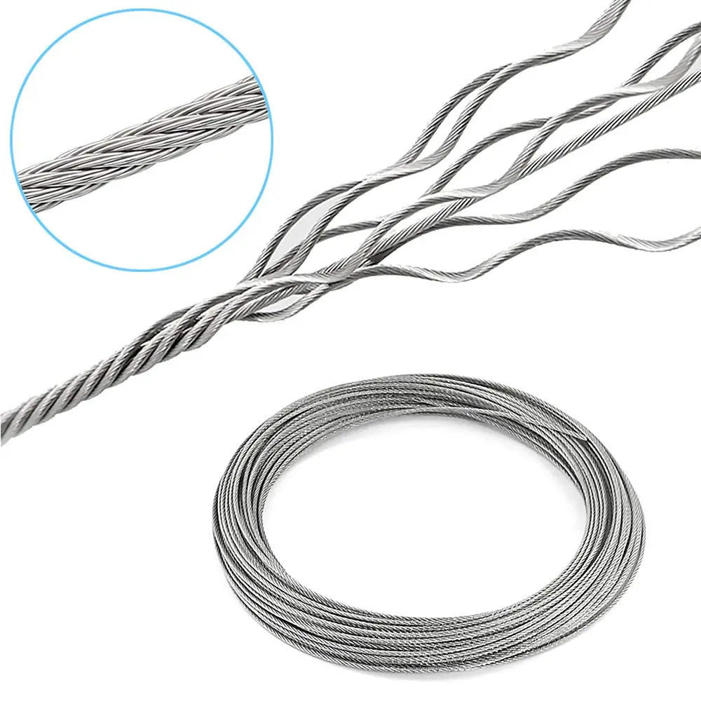 Amadget 316 Stainless Steel Cable for Railing 1/16" x 33 Feet | Marine Grade, Heavy Gauge, Weather Resistant - view 4