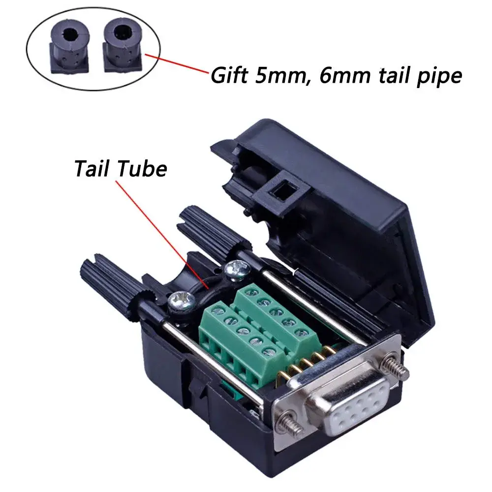 ANMBEST DB9 Solderless RS232 Serial to 9-Pin Female Terminal Adapter 2-Pack | Connect Legacy Devices in India - view 4