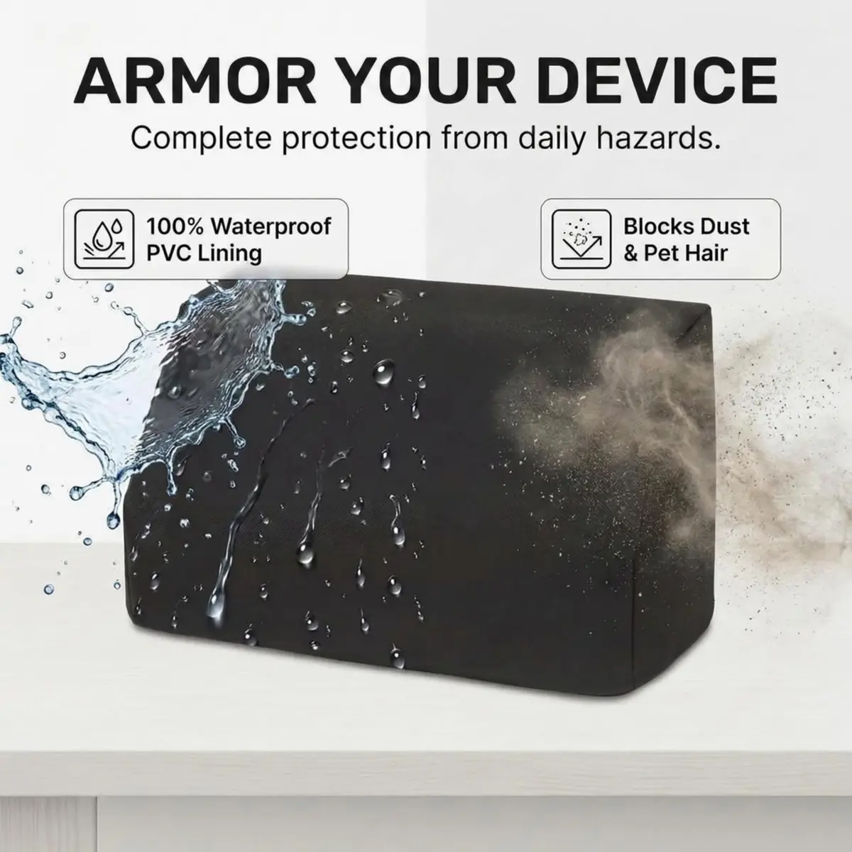 DigitalDeckCovers Dust Cover for Epson FastFoto FF-680W & Others | Anti-Static, Water-Resistant, Custom Fit - view 6