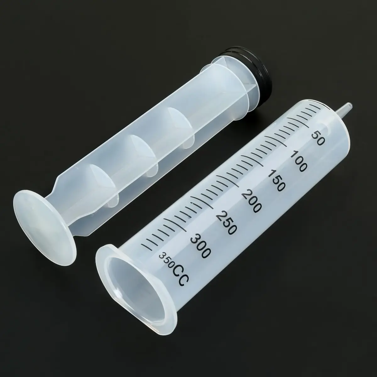 A AKRAF 300ml Large Plastic Syringe with Tip Adapter | Sterile, Individually Sealed for Precise Dispensing - view 2