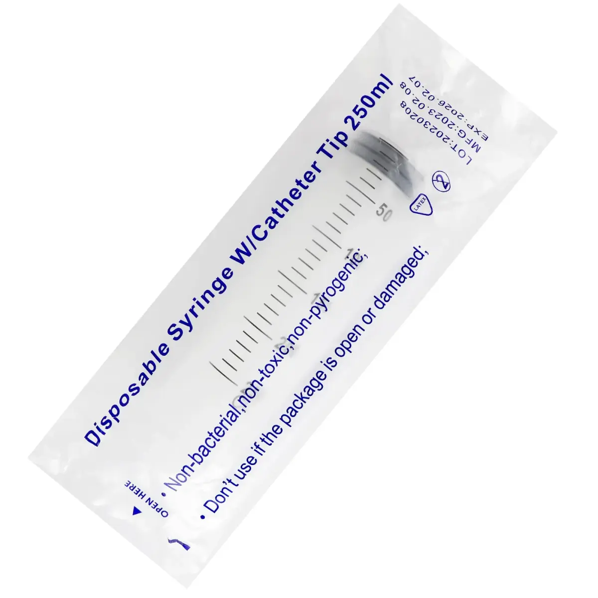 A AKRAF 250ml Extra Large Syringe with Tube and Needle | Industrial Use Only - view 5