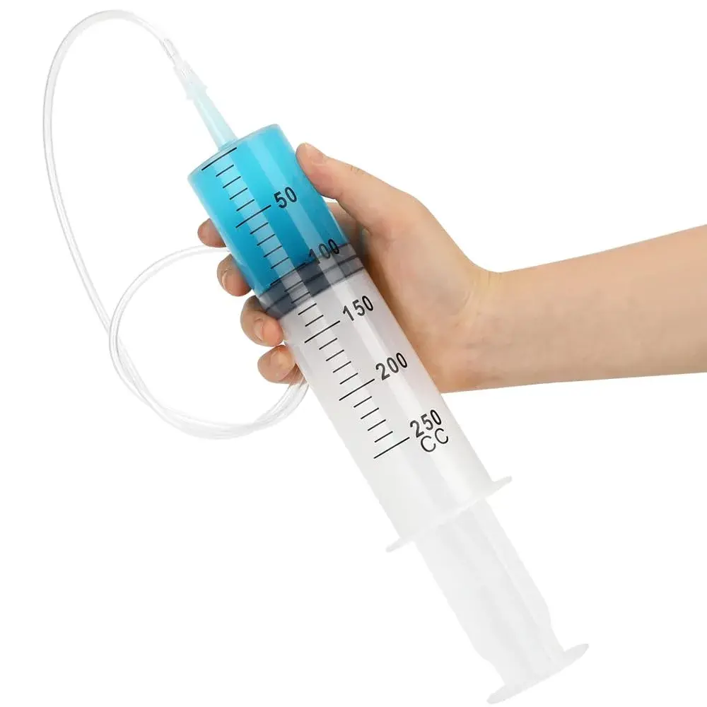 A AKRAF 250ml Extra Large Syringe with Tube and Needle | Industrial Use Only - view 4