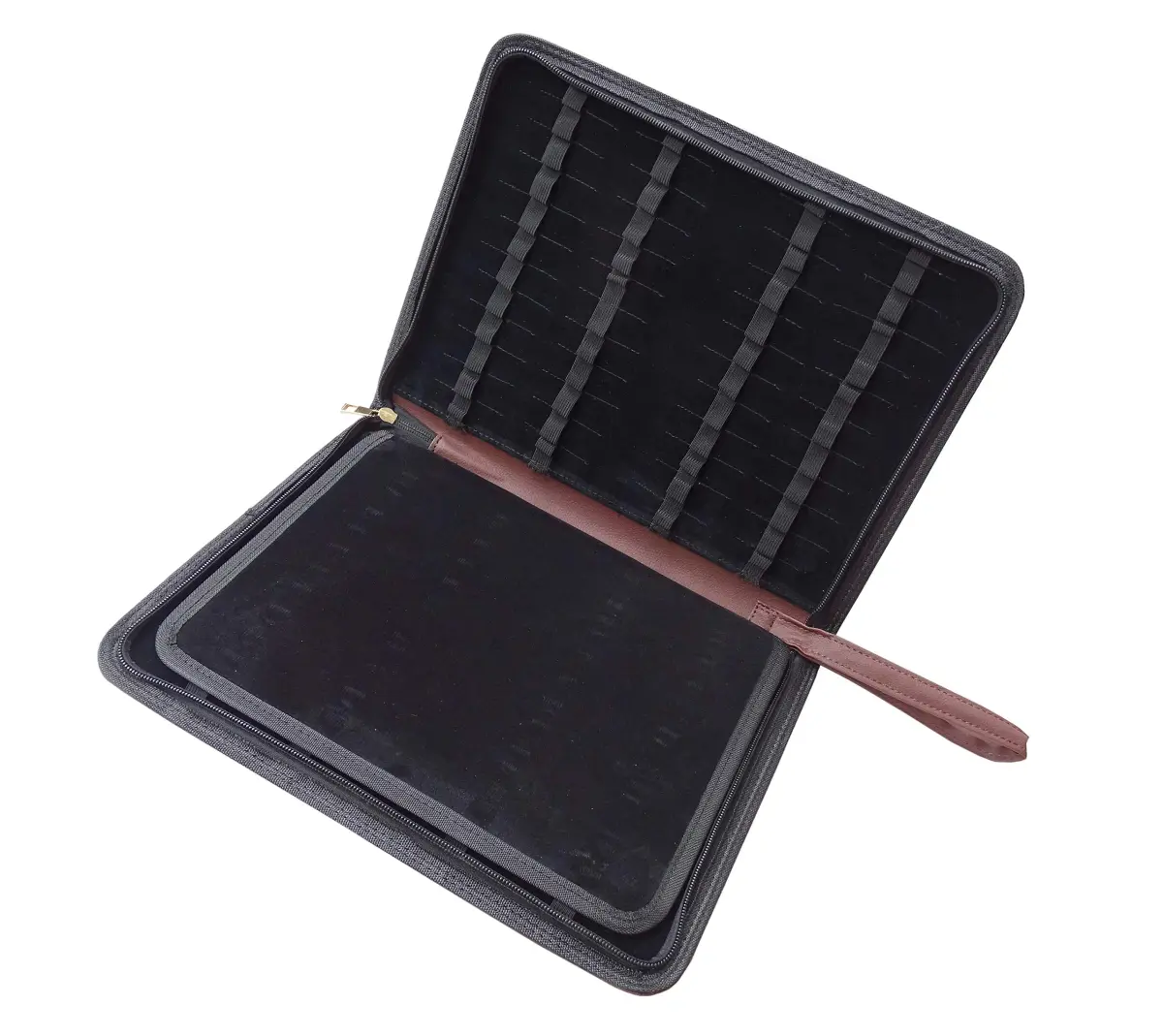 erofa 48 Fountain Pen Case, Rollerball Pen Holder Bag Pouch 33cm (12.99in) | Organizes Pens for Students & Professionals - view 3