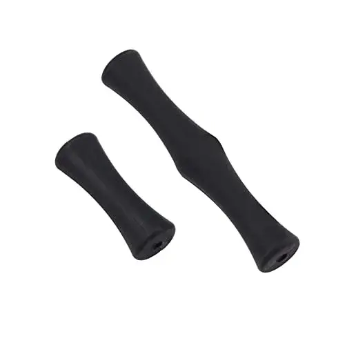 EOUS Black Archery Recurve Bow Finger Guards with Nocking Points | 0.9 inch (1 Finger) & 1.8 inch (2 Finger) - view 4