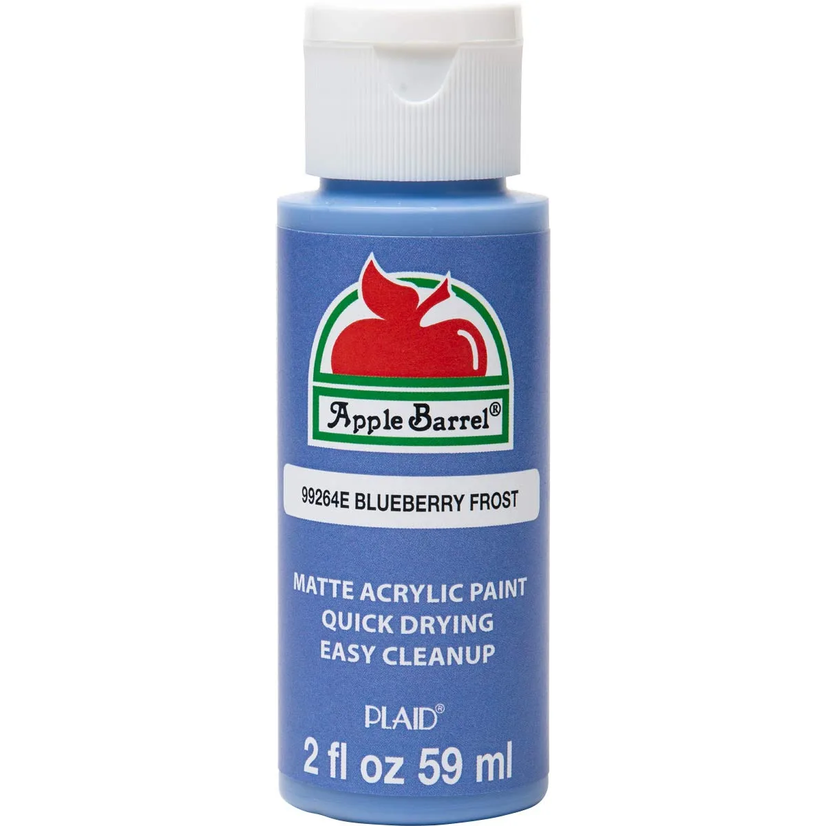 Apple Barrel Acrylic Paint, Blueberry Frost, 2 fl oz (59 ml) | Non-Toxic Craft Paint for Beginners - main product image