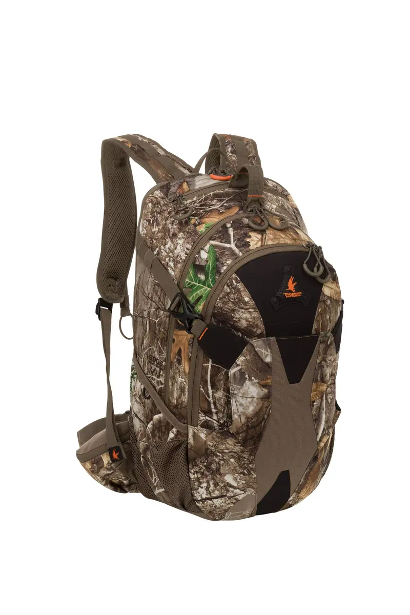 Timber Hawk Big Basin Camouflage Hunting Day Pack Backpack with Quiet Cloth Technology (Realtree Edge Camo) | Large Capacity Hunting Pack - main product image