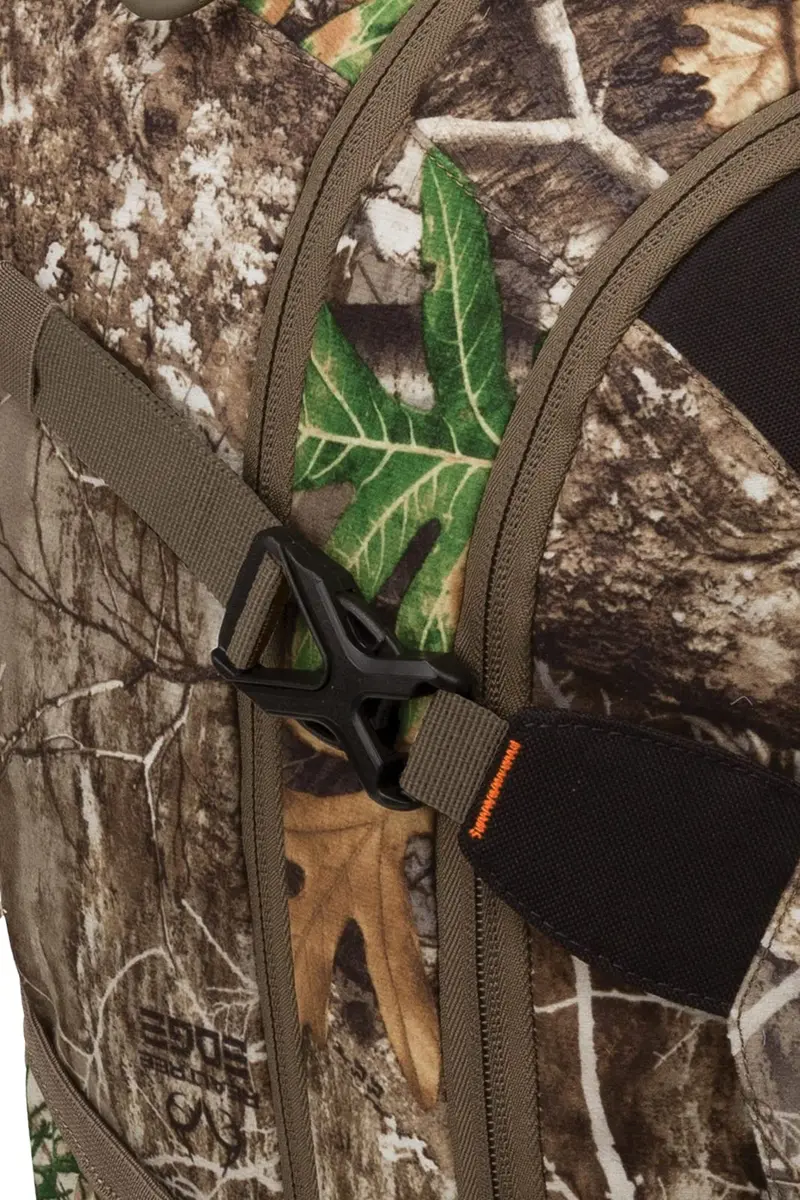 Timber Hawk Big Basin Camouflage Hunting Day Pack Backpack with Quiet Cloth Technology (Realtree Edge Camo) | Large Capacity Hunting Pack - view 4