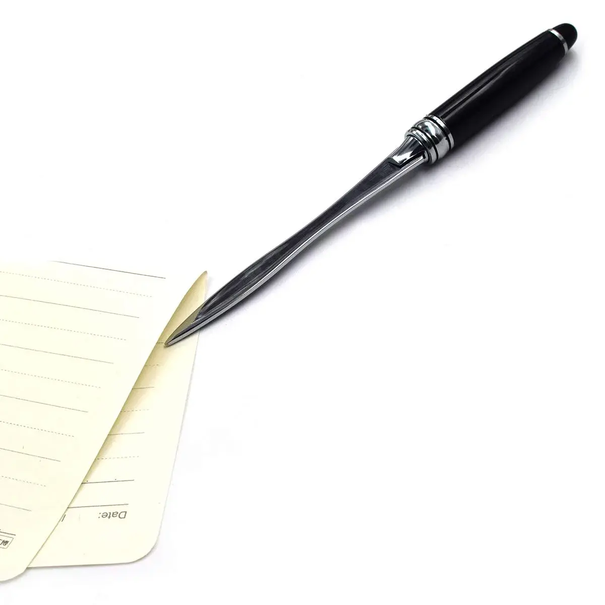 AUEAR Black Metal Letter Opener | 16 cm (6.3 inch) Envelope Slitter - view 5