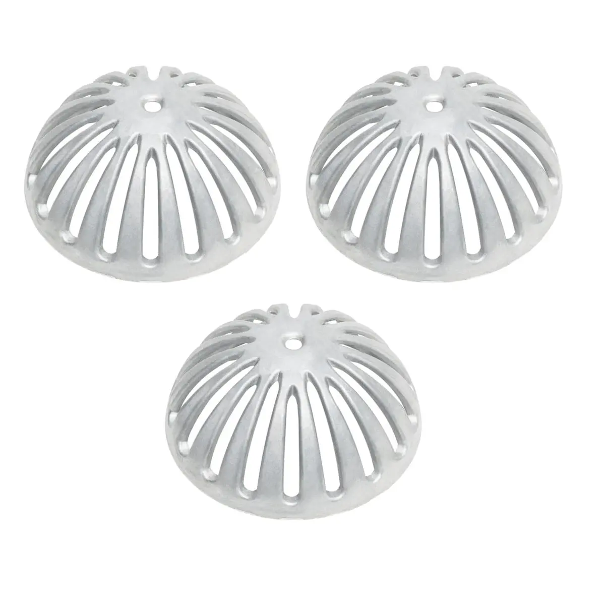 Leyso Heavy Duty Aluminum Dome Floor Drain Cover and Drain Strainer 5-1/4" | Commercial-Grade Outdoor Drain Cover - main product image