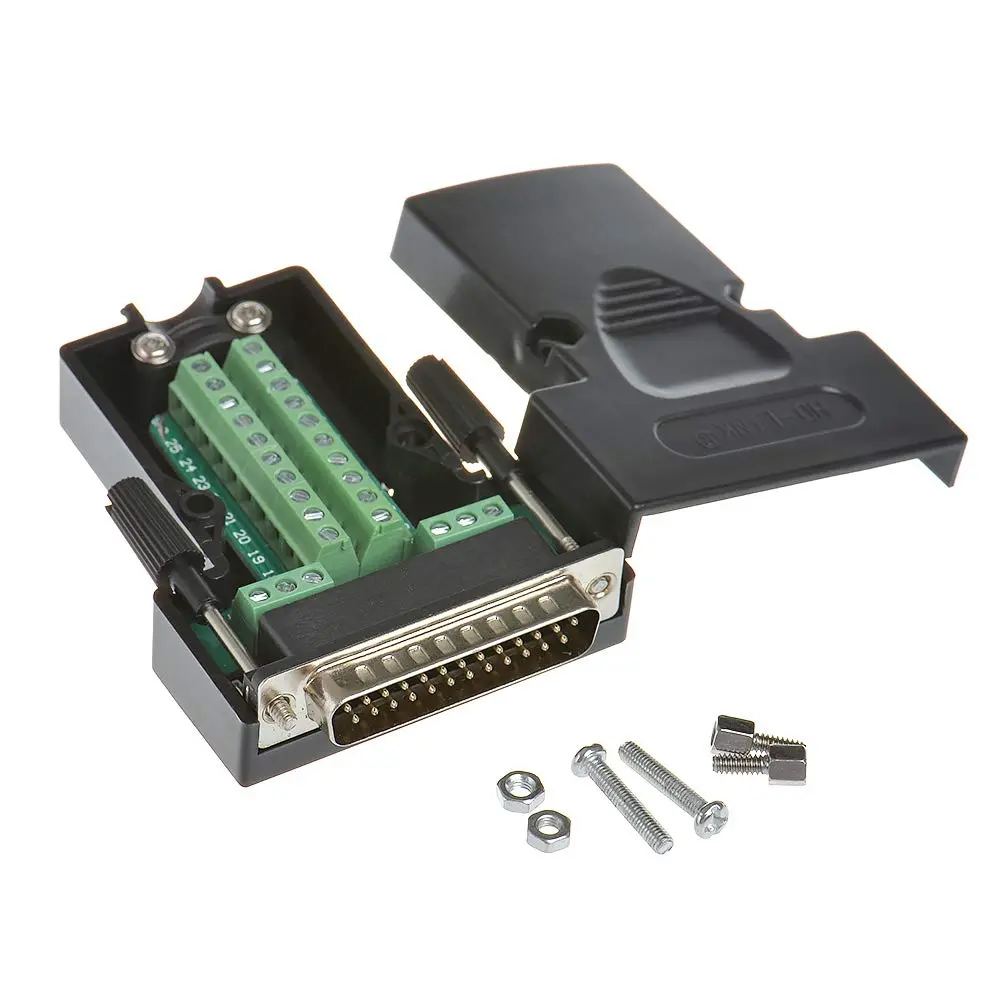 ANMBEST DB25 Solderless RS232 Serial Adapter Male | Durable, Easy Wiring, High Compatibility (70-120 chars) - main product image
