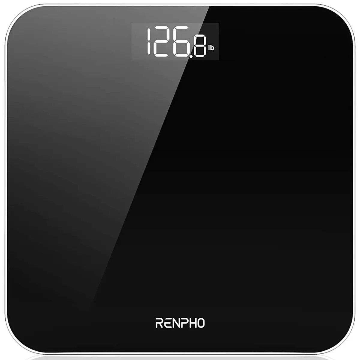 RENPHO Digital Bathroom Scale for Body Weight, 400lbs (180kg) with LED Display, Core 1S | Accurate to 0.1lb (0.05kg) - main product image